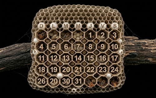 panal calendario controldebichos