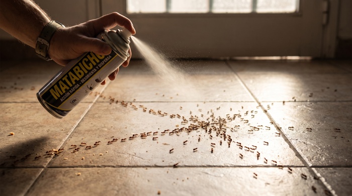 Spray en insectos